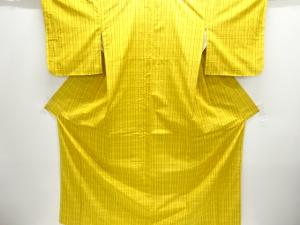 格子織り出し米沢紬着物アンサンブル